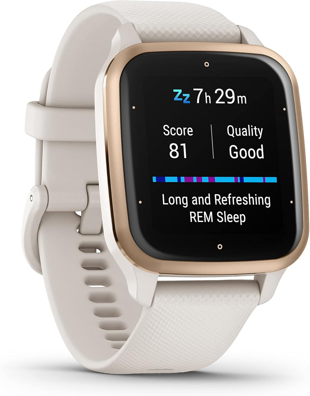 Garmin Venu Sq 2, Music, Ivory/Peach Gold, KOR/SEA