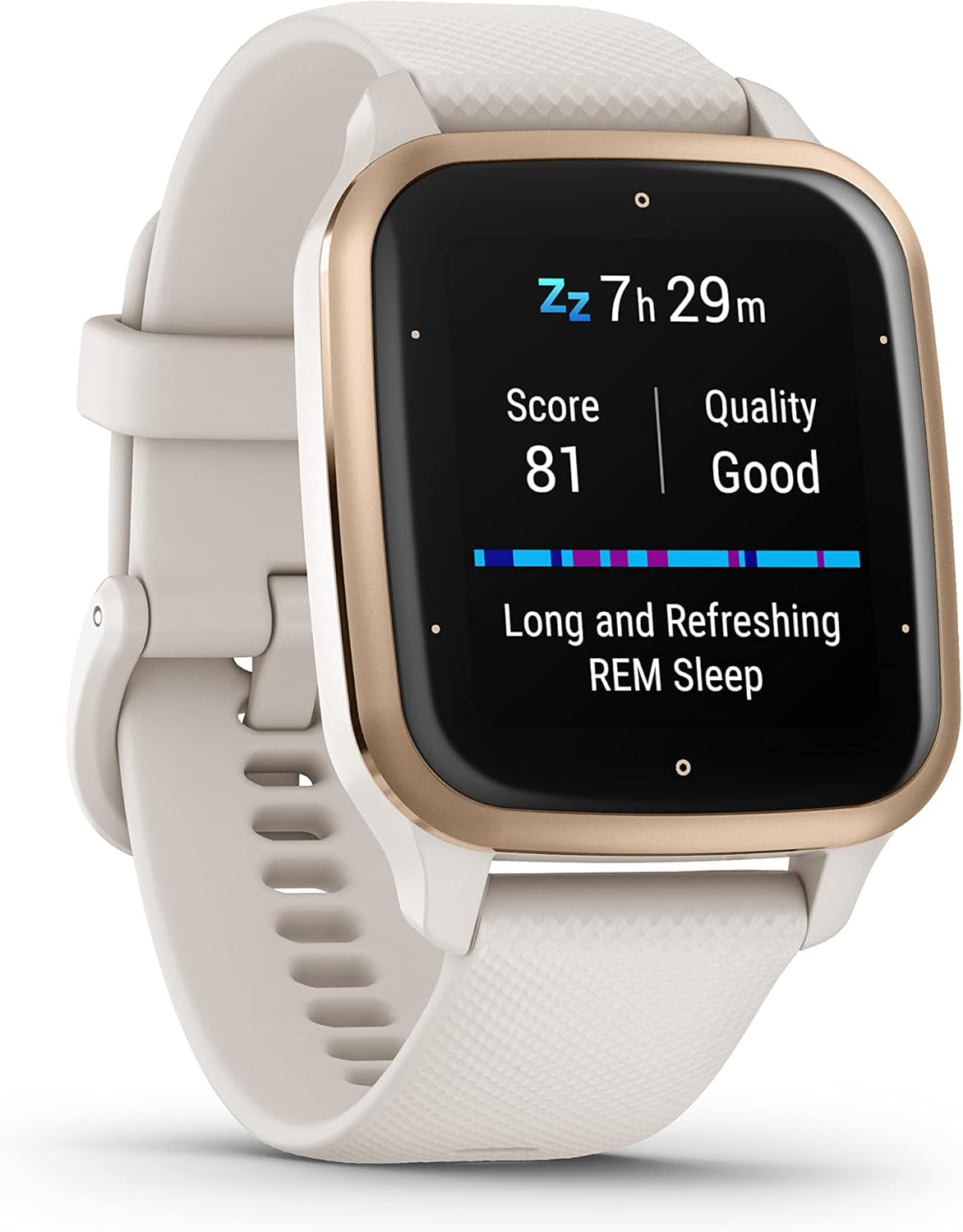 Garmin Venu Sq 2, Music, Ivory/Peach Gold, KOR/SEA
