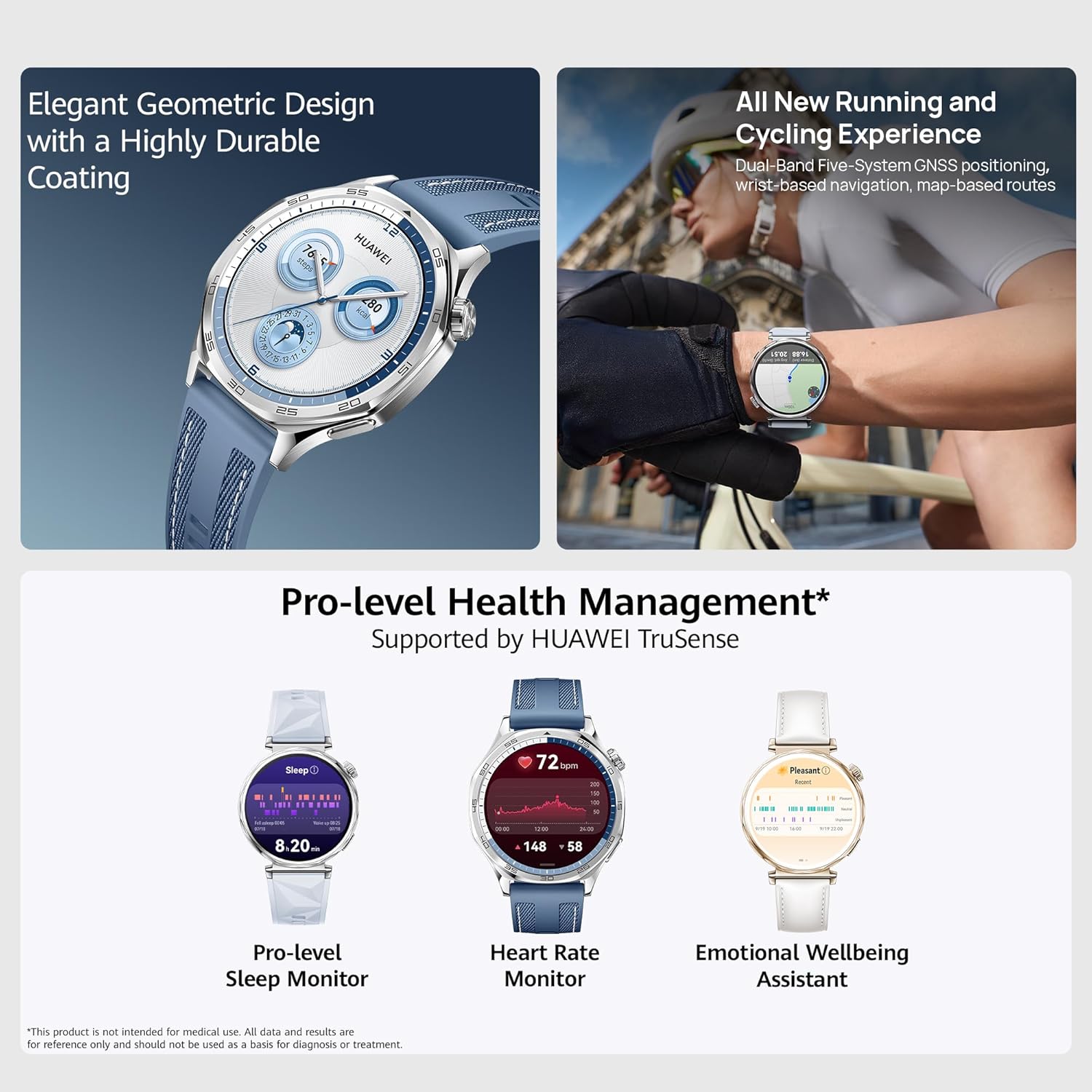 HUAWEI Watch GT 5 41mm Smartwatch, Up to 7 Days Battery Life, iOS & Android Compatible,Built in Maps, Pro-Level Sports Call&Message Reply, Free FreeBuds 5I (White)