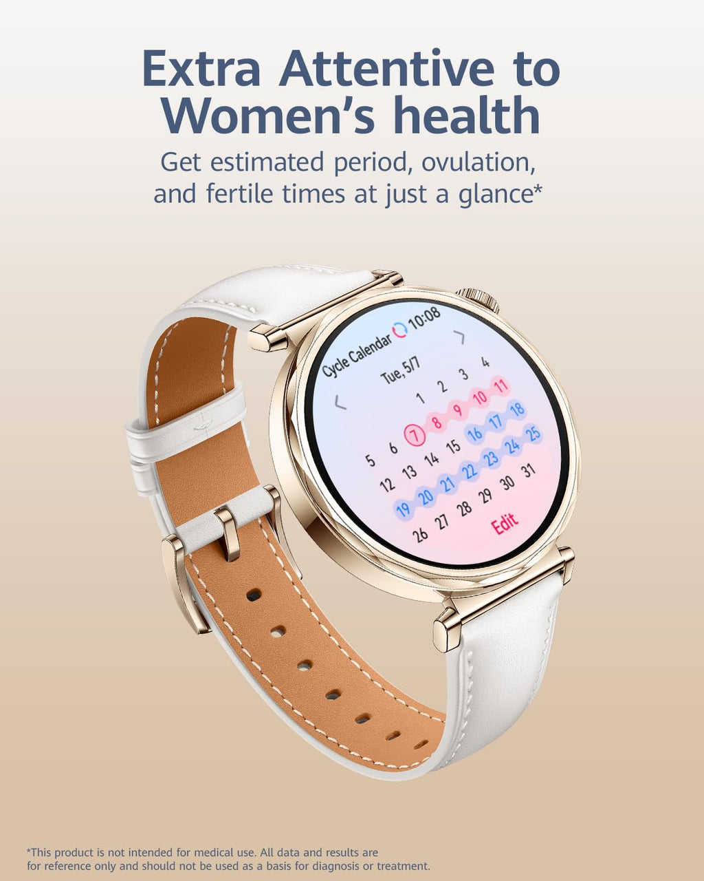 HUAWEI Watch GT 5 41mm Smartwatch, Up to 7 Days Battery Life, iOS & Android Compatible,Built in Maps, Pro-Level Sports Call&Message Reply, Free FreeBuds 5I (White)