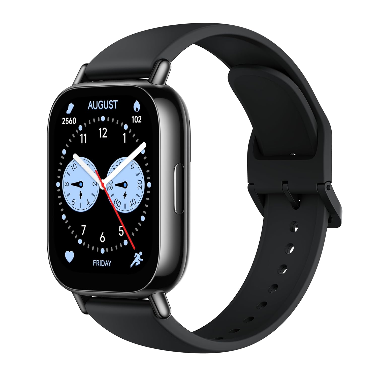 Redmi Watch 5 Lite, 1.96" Amoled, Advanced in-Built GPS, 5 ATM, 18 Day Battery, Bluetooth Calling with AI Noise Reduction, Always on Display, Black