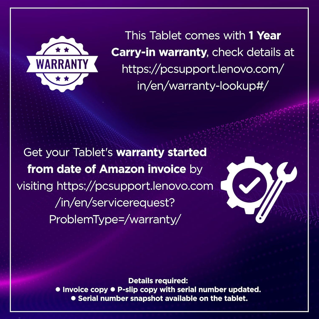 Lenovo Tab | 10.1" Display | Wi-Fi Only | 4 GB RAM + 64 GB ROM (Expandable up to 1 TB) | Metal Body | Dual Speakers with Dolby Atmos | Android 14 | Color: Luna Grey