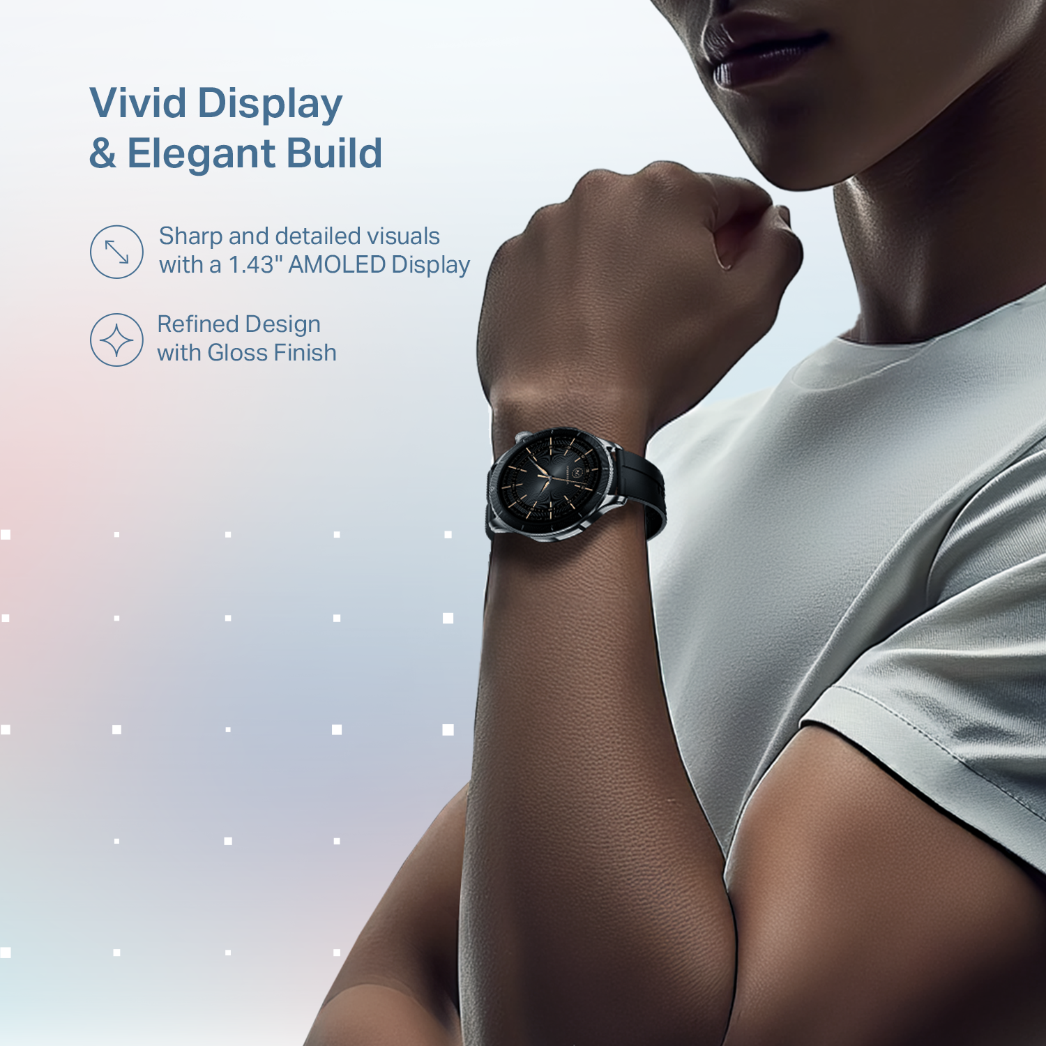 boAt Chrome Eon | Smartwatch with AI Coach, 1.43" AMOLED Display & Advanced S1 Processor