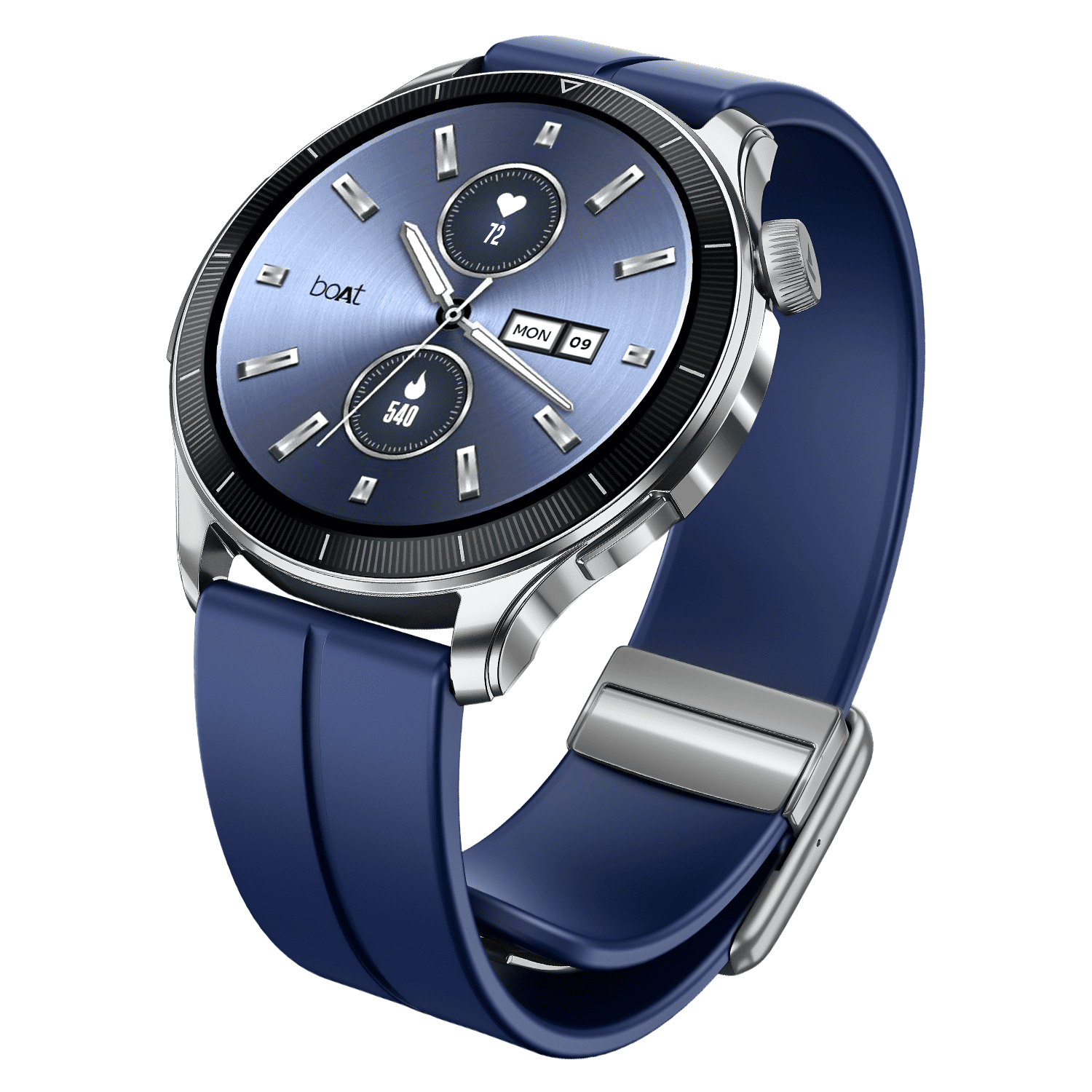 boAt Chrome Eon | Smartwatch with AI Coach, 1.43" AMOLED Display & Advanced S1 Processor