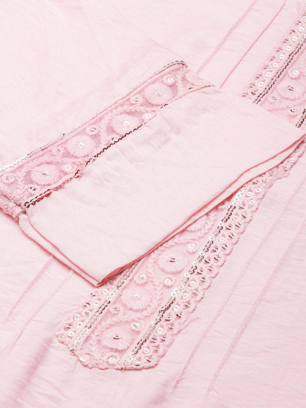 Women's Straight Pink Solid Kurta