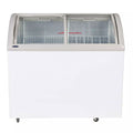 Haier 300 L Double Door Non Convertible Flat Glass Top Deep Freezer HFC-300GM5