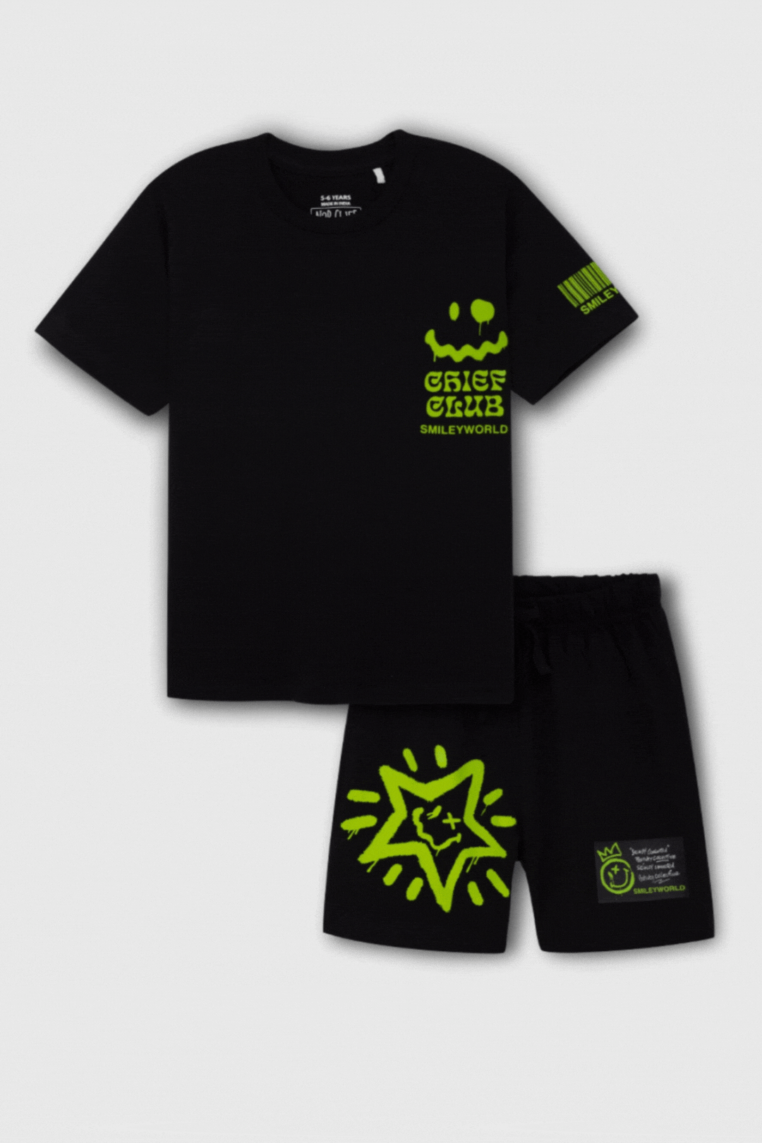 SMILEYWORLD Â® Neon Chief Club Co-Ord Set