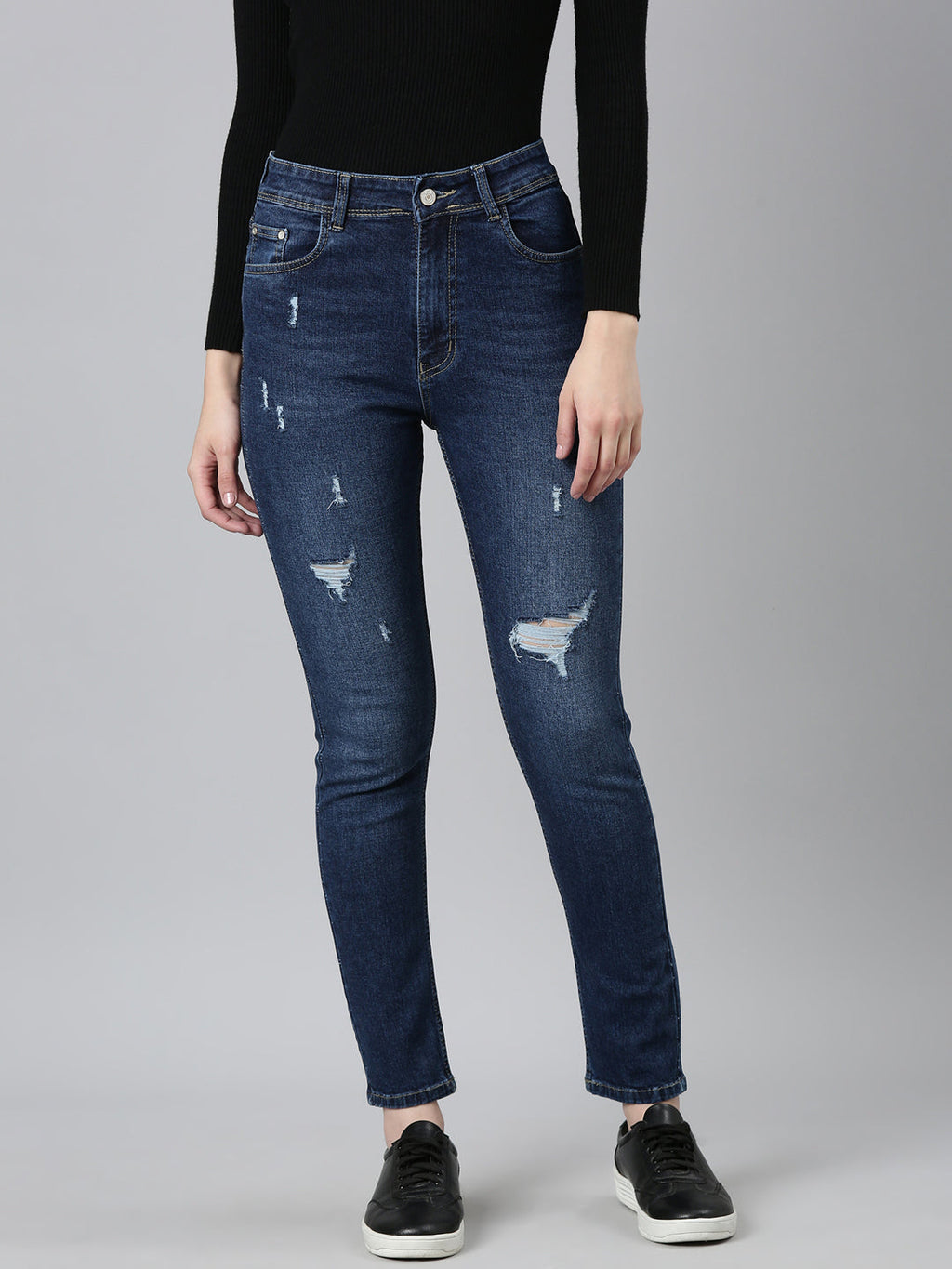 Women's Blue Light Fade Denim Jeans