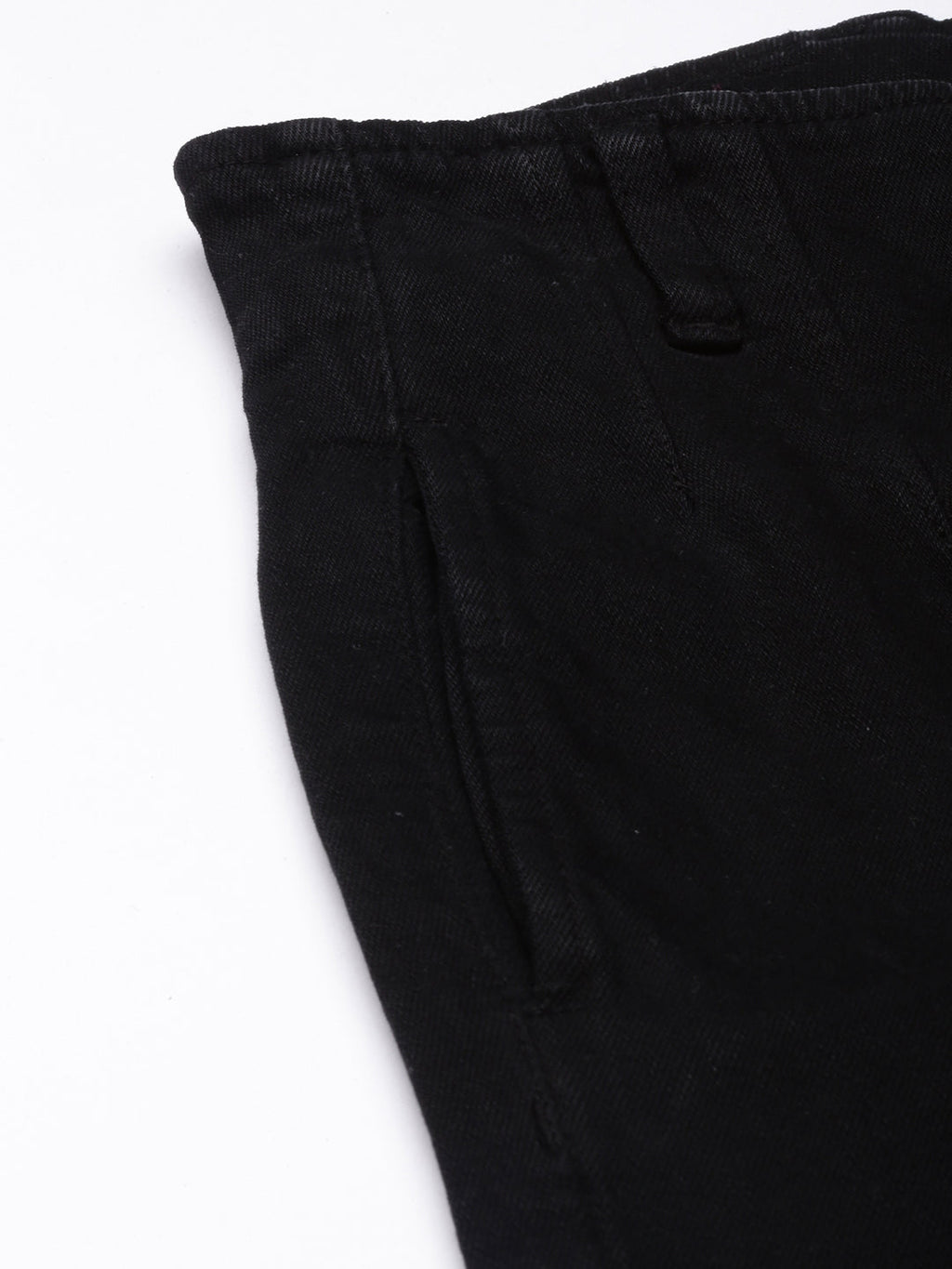 Women's Black Straight Fit Stretchable Jeans