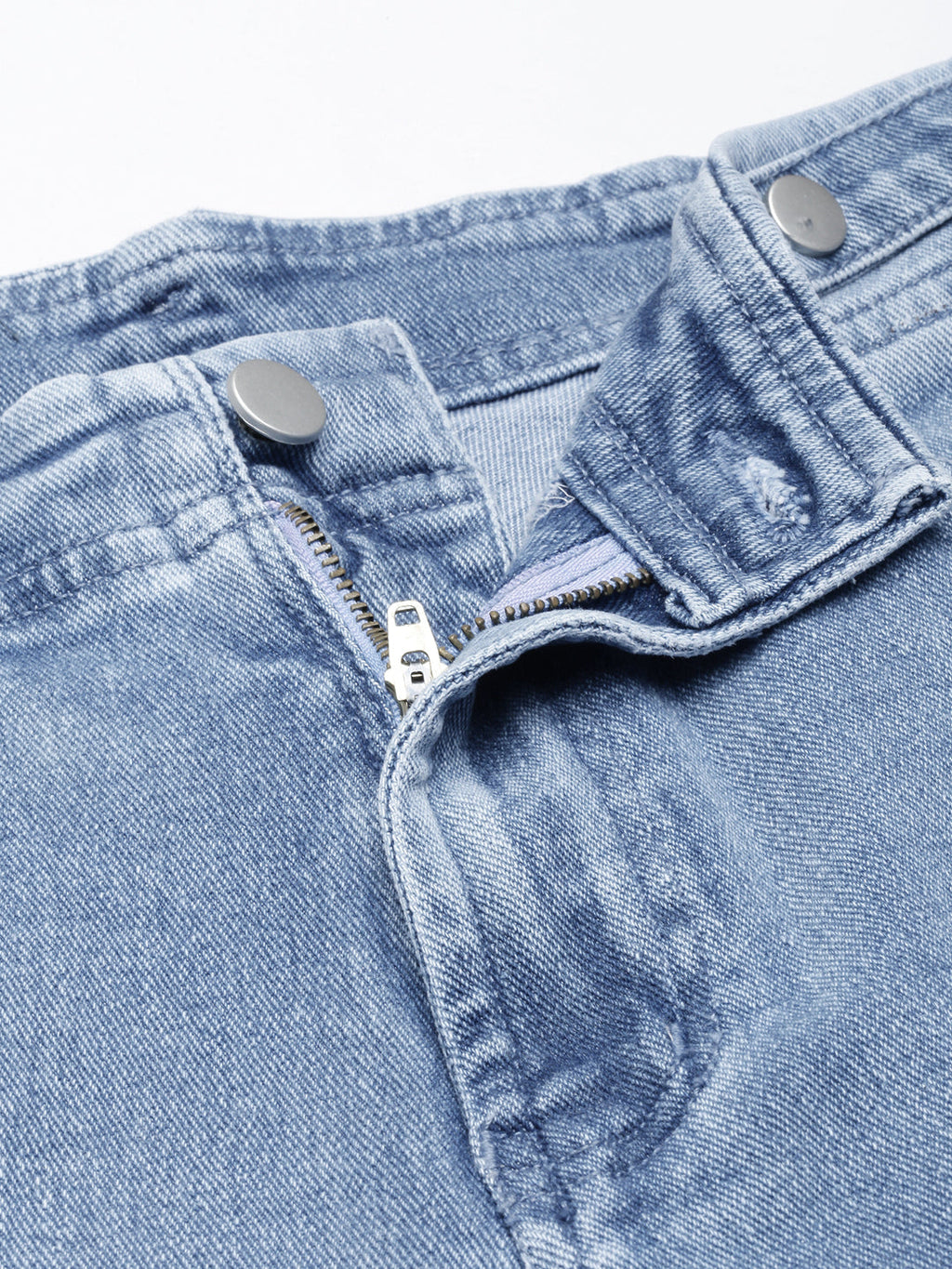 Women's Blue Straight Fit Light Fade Stretchable Jeans