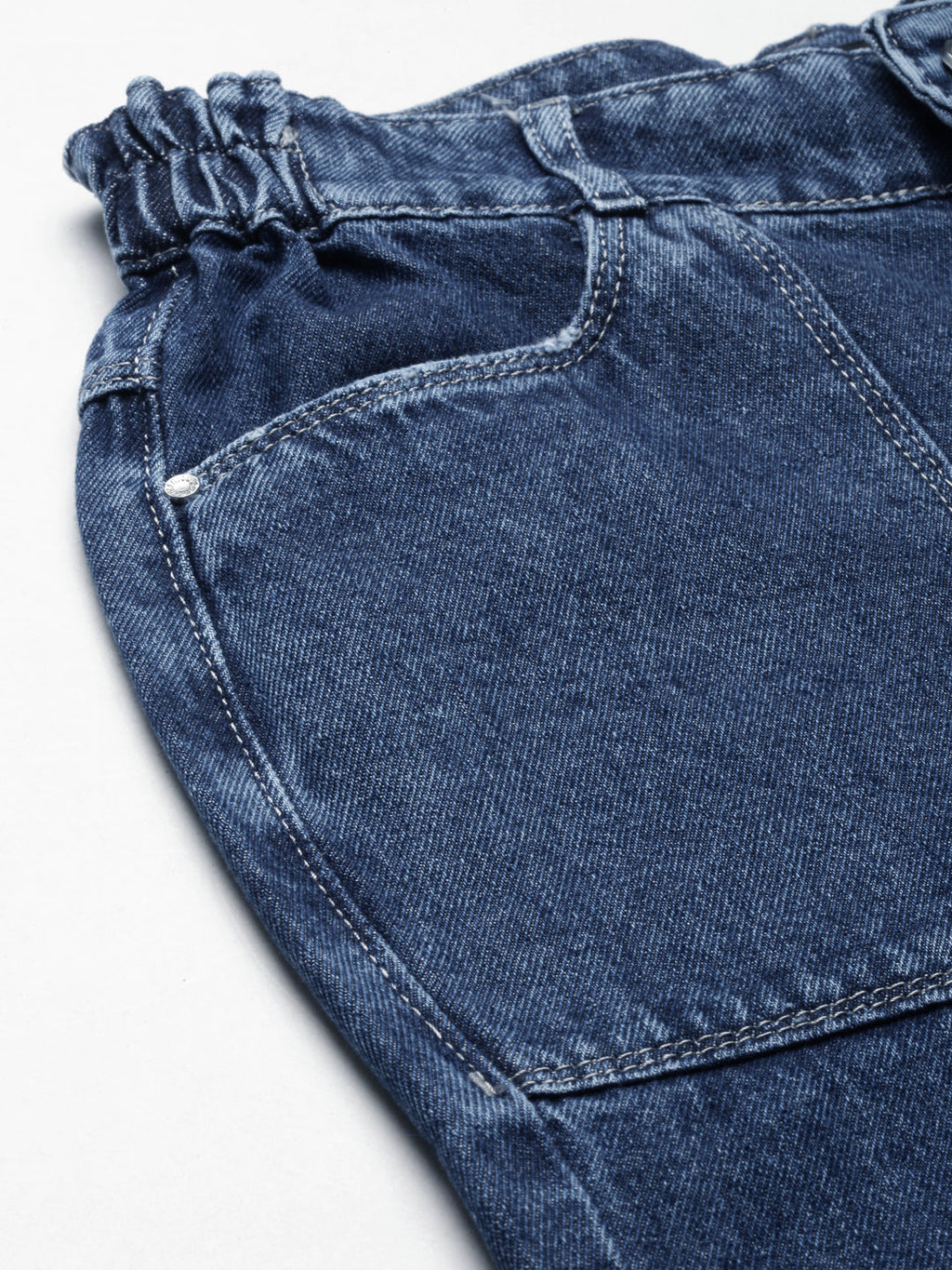 Women's Blue Jean Straight Fit Cotton Jeans
