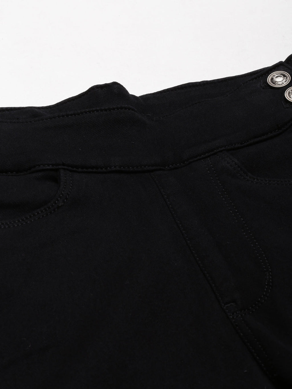 Women's Black Wide Leg Denim Jeans