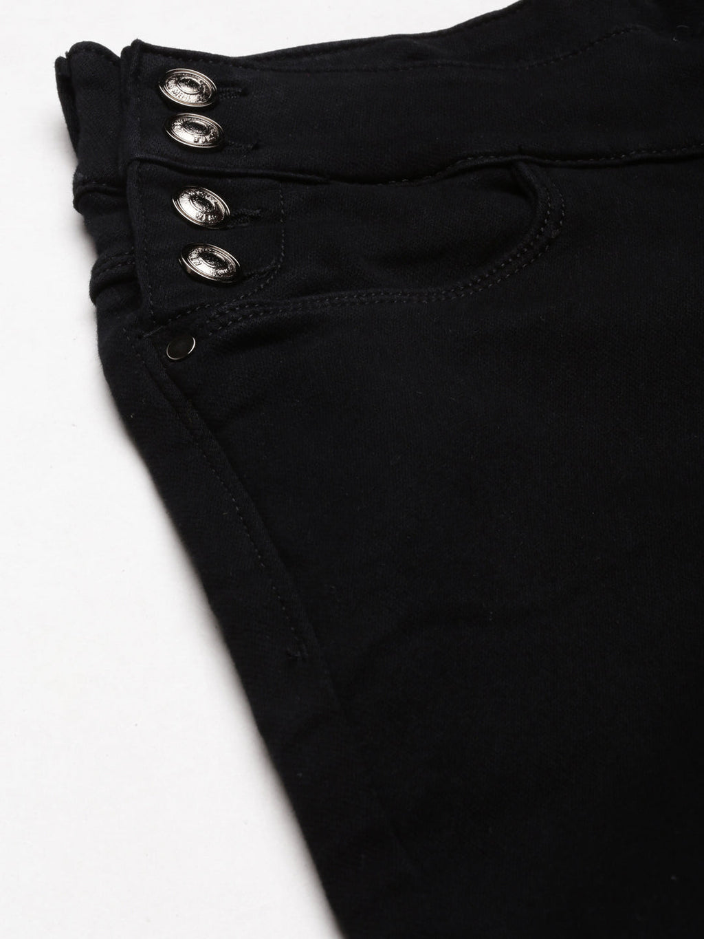 Women's Black Wide Leg Denim Jeans