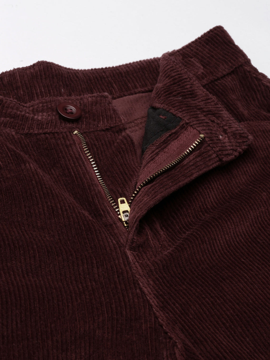 Women's Brown Slim Fit High-Rise Joggers