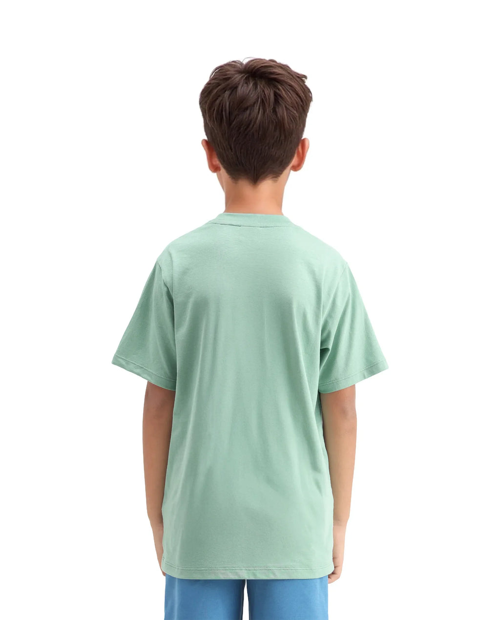 Rare Ones Kids Laker Light Turq Cotton Lenticular Sticker Regular Fit T-Shirt