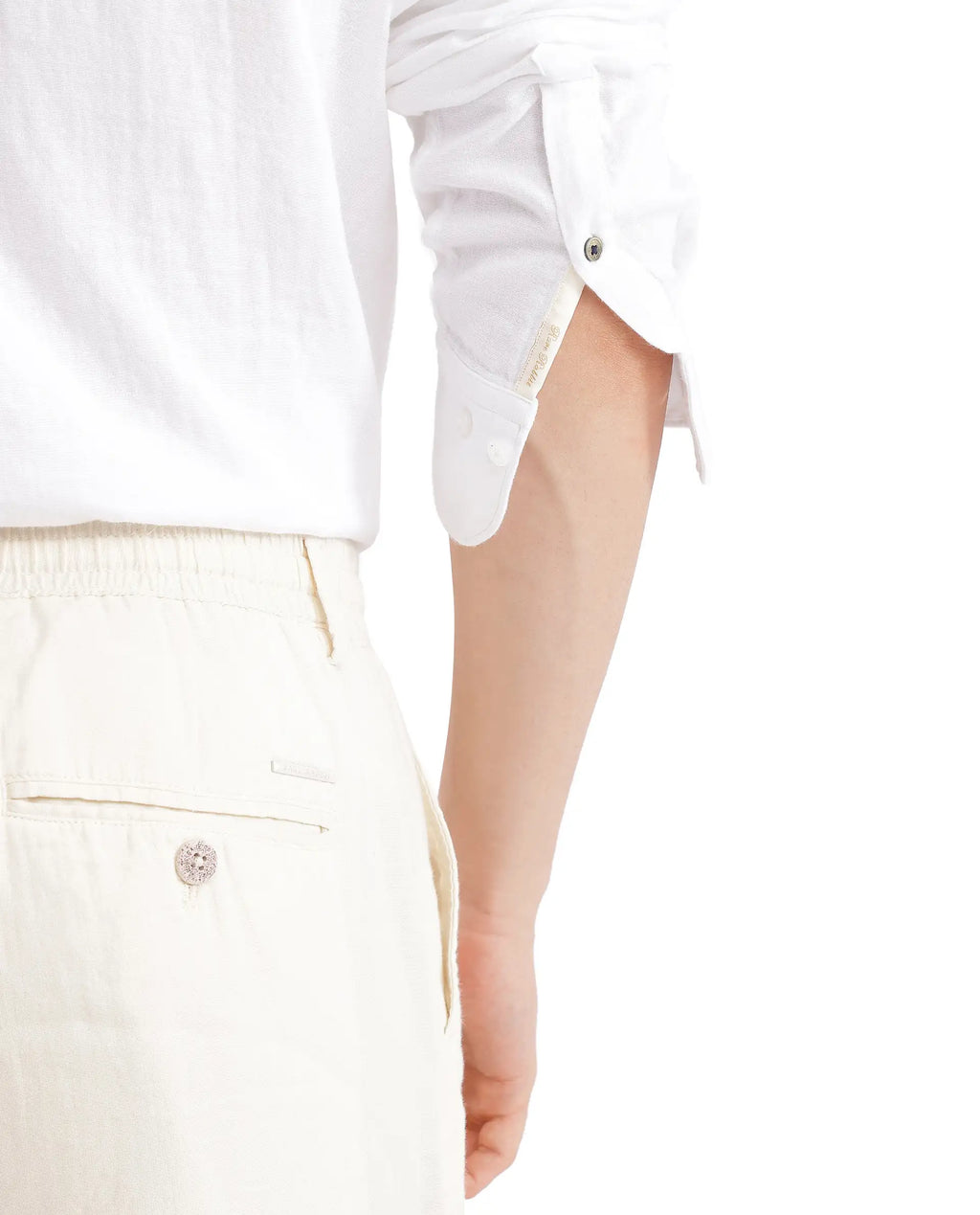 Rare Rabbit Men's Layerr Ls-25 White Plain Regular Fit Full Sleeve Collared Shirt