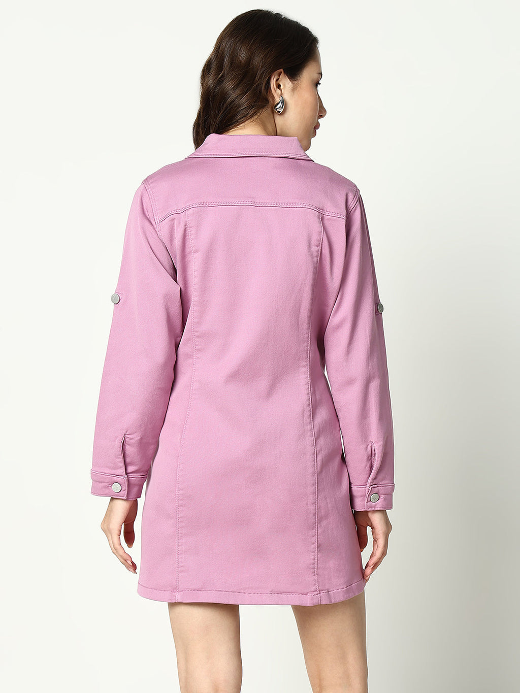 Women's Purple Longline Dress