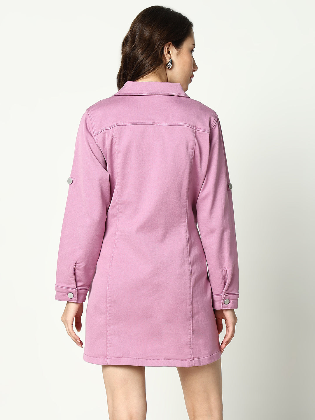 Women's Purple Longline Dress