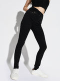 Women's Black Comfort Skinny Fit Stretchable Jeans