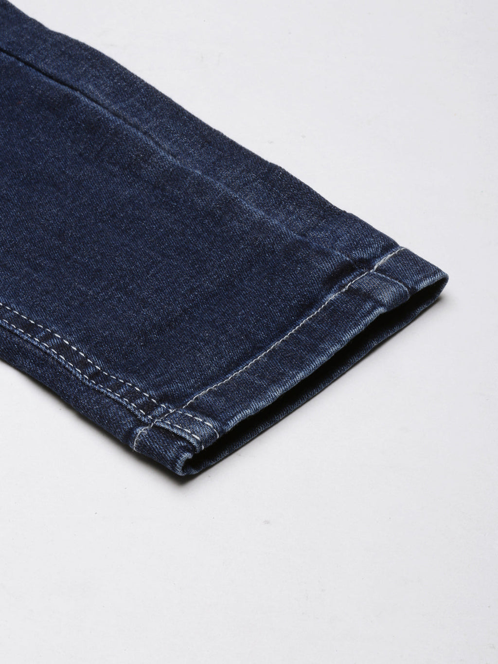 Women's Navy Blue Jean Slim Fit Light Fade Stretchable Jeans