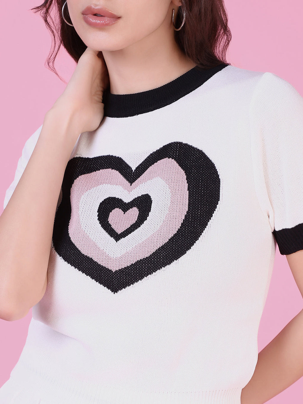 Women's Off White Top