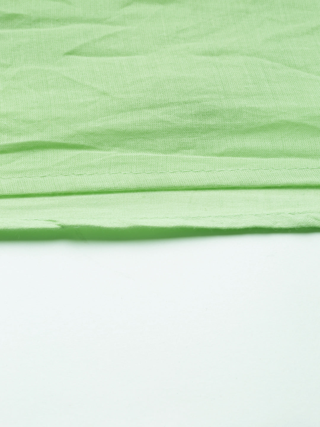 Women's Green Solid Anarkali Kurta