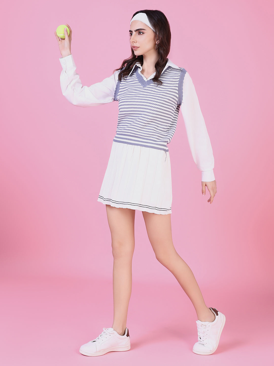 Women's Grey Shirt Style Top