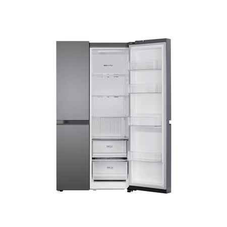 LG 650 Litres 3 Star Side-by-Side Convertible Refrigerator (GL-B257JDS3, Dazzle Steel)