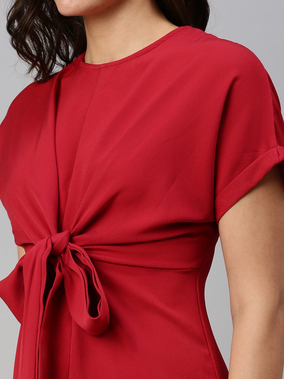 Women's Red Sheath Dress