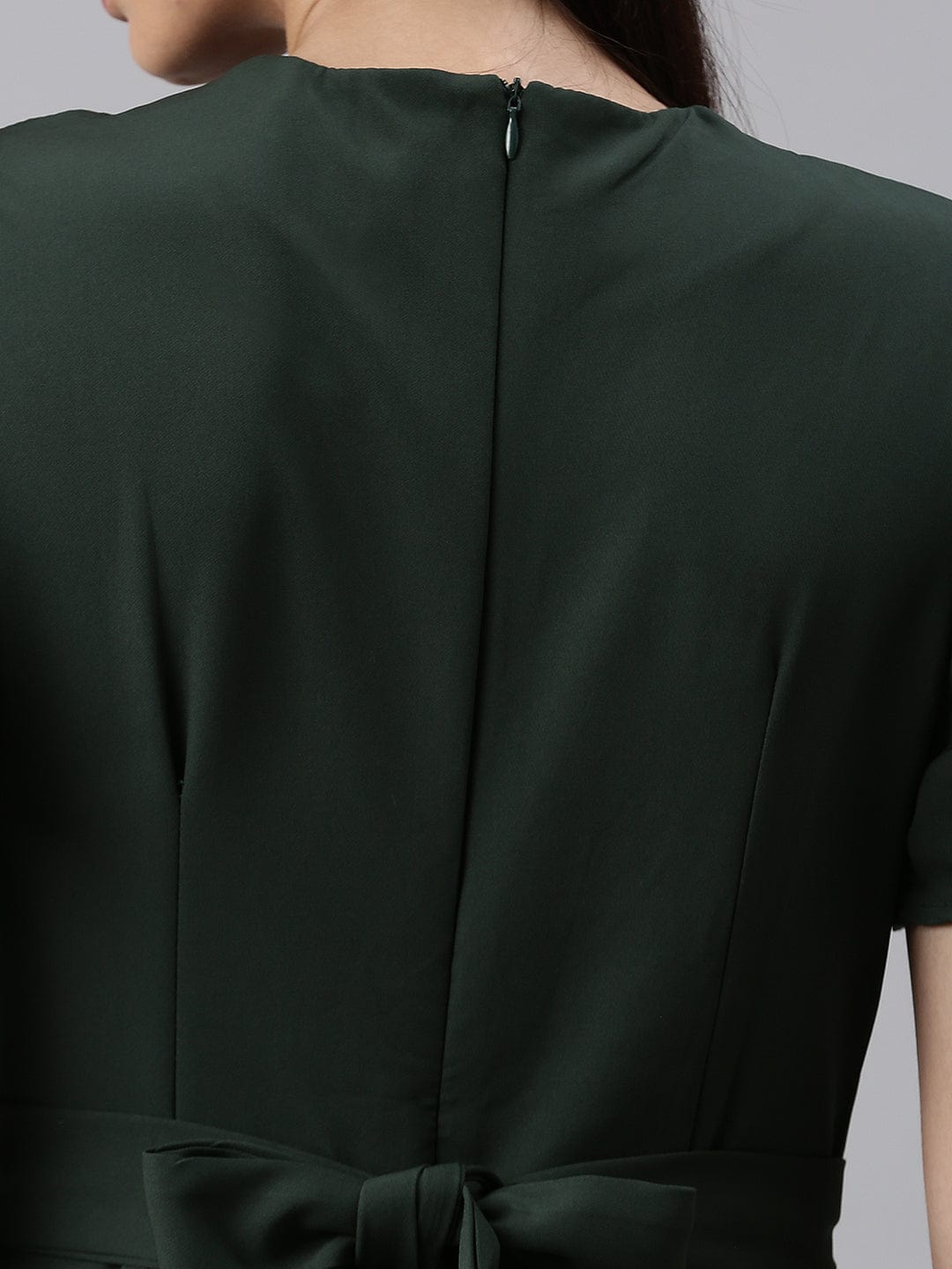 Women's Green Basic Jumpsuit