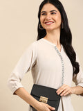 Women's Off White Mandarin Collar Straight Kurta