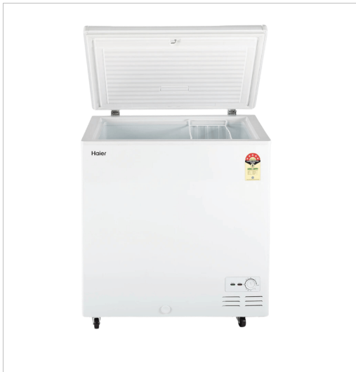Haier 218 L Single Door Standard Deep Freezer  (White, HFC-230SM5)