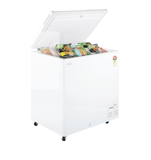 Haier 218 L Single Door Standard Deep Freezer  (White, HFC-230SM5)