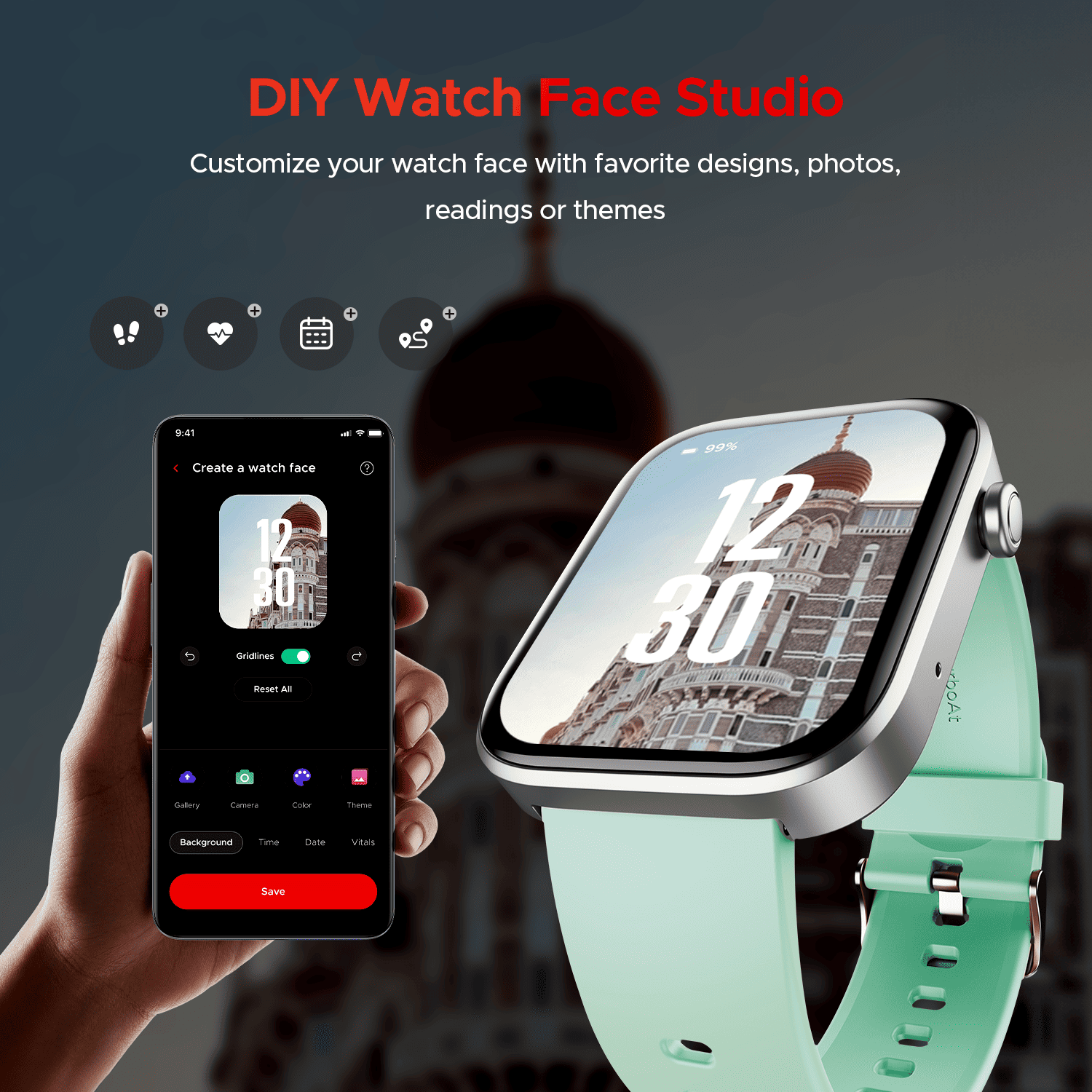 boAt Storm Call 3 | Smartwatch with built-in Map Navigation, 1.83" HD Display, BT Calling, 700+ Activity Modes, SOS Feature