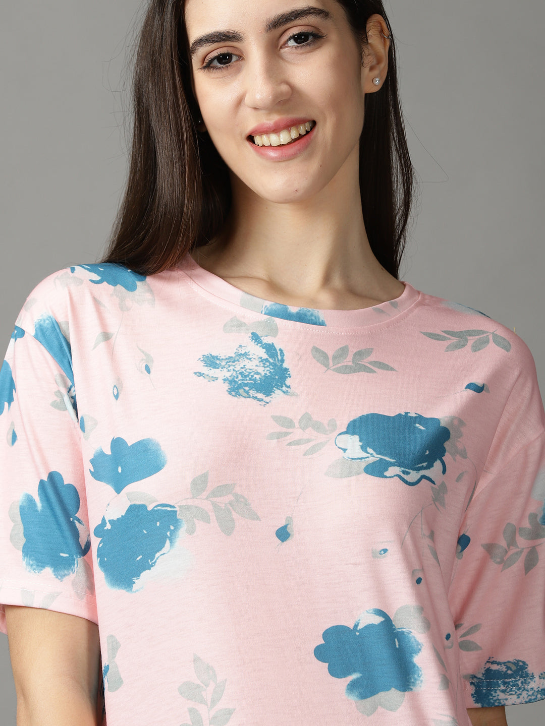 Women's Pink Print Top