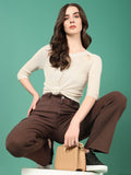 Women's Beige Top
