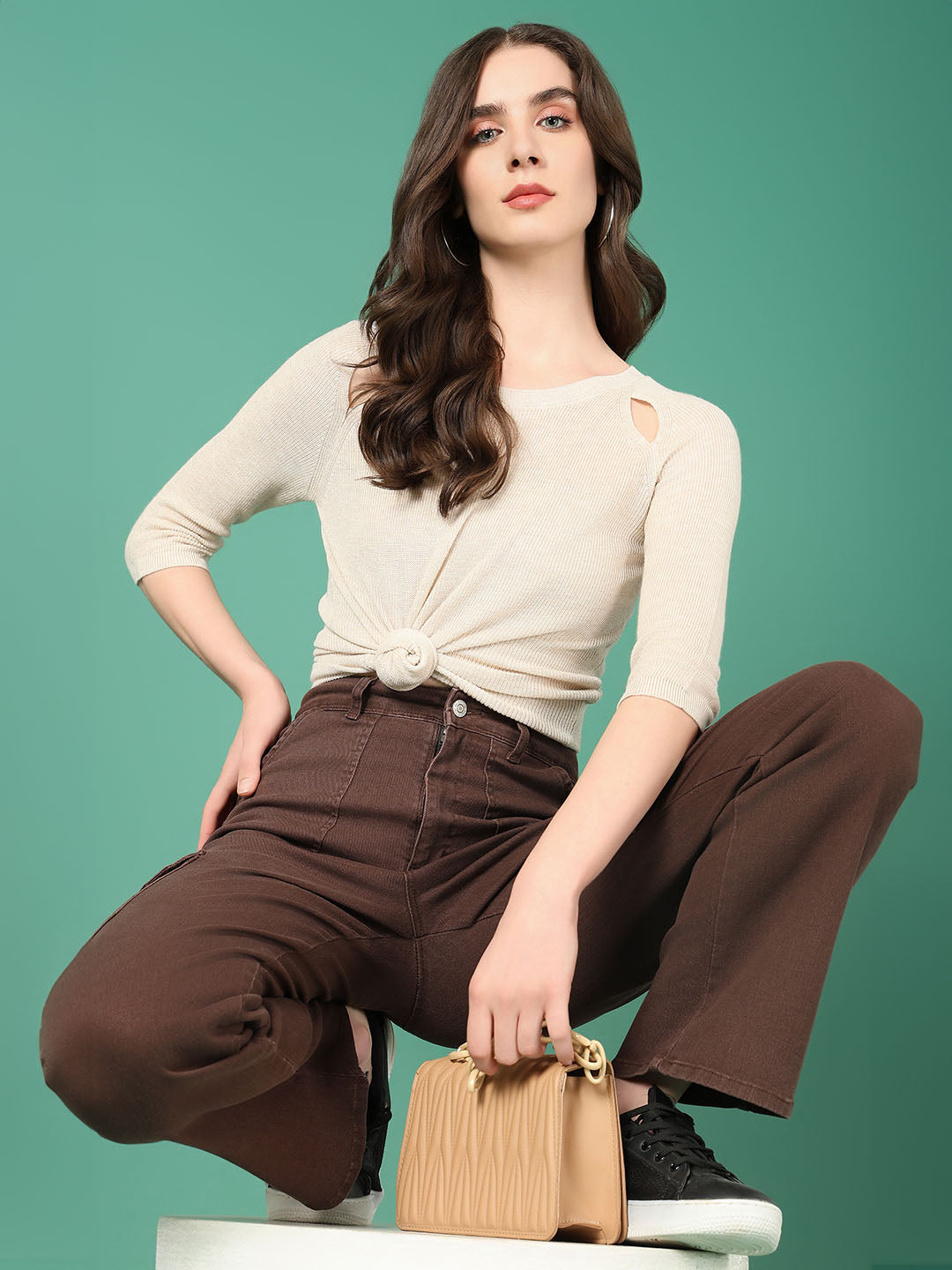 Women's Beige Top