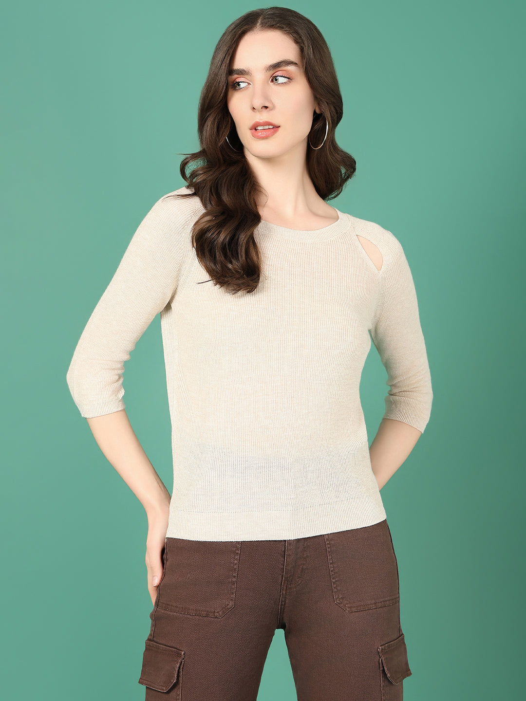 Women's Beige Top