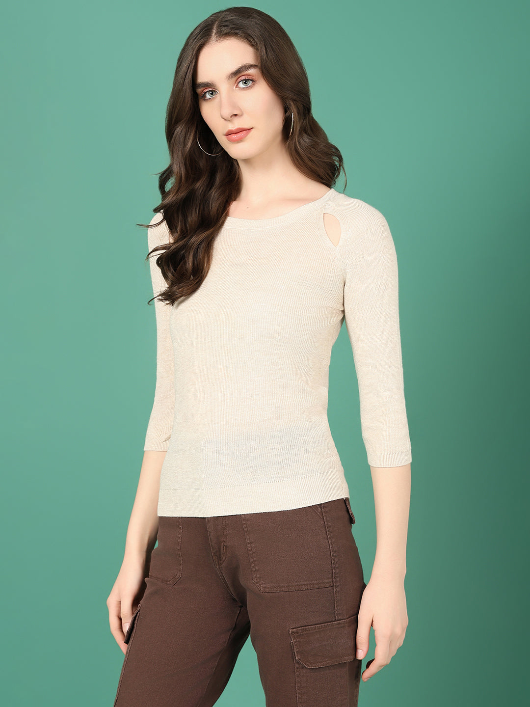 Women's Beige Top