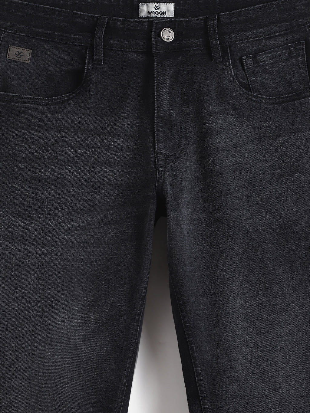 Light Fade Straight Fit Jeans | Grey