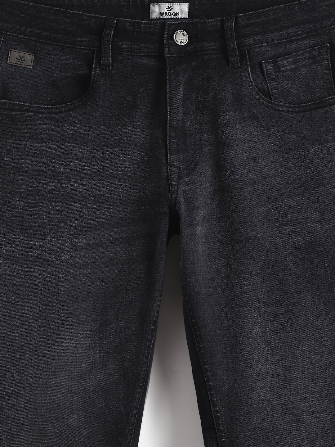 Light Fade Straight Fit Jeans | Grey