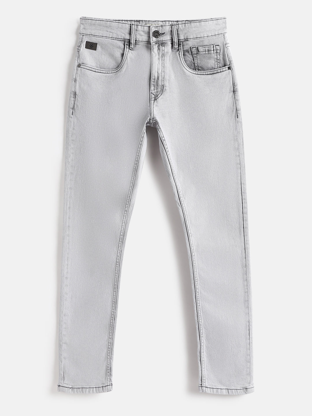 Casual Slim Tapered Jeans | Grey