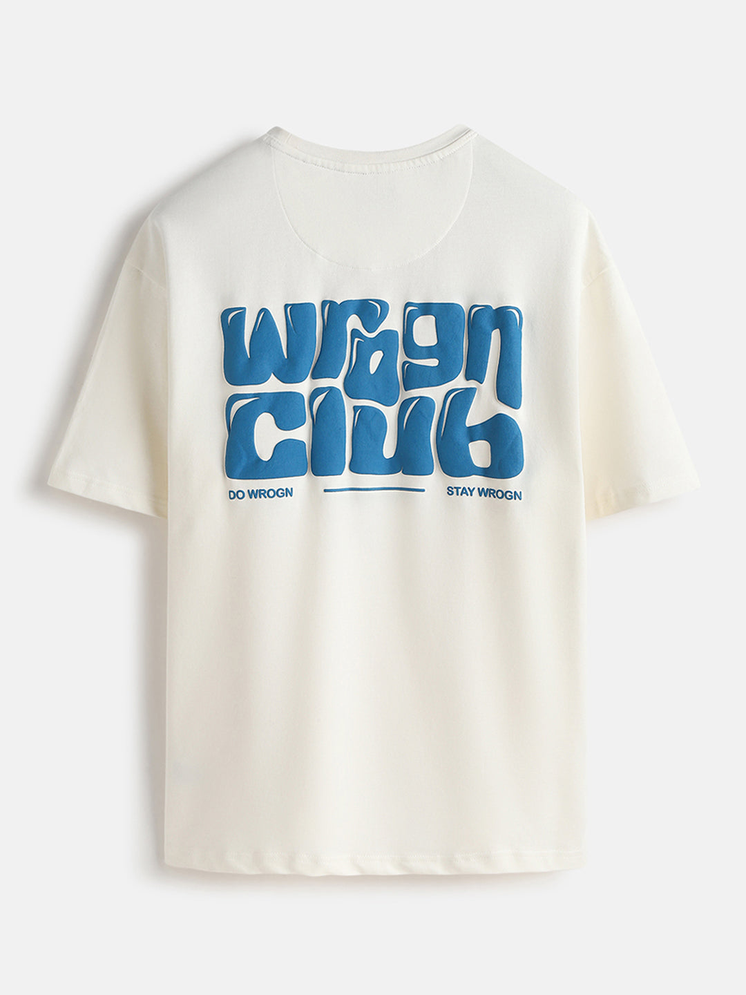 Puff Printed Oversized T-Shirt | Off White