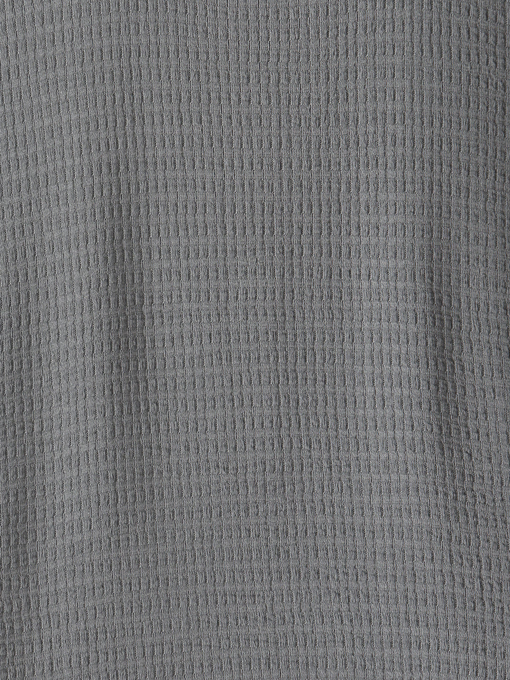 Honeycomb Textured Knit Crew Neck Pullover In Oversized Fit  |  Grey