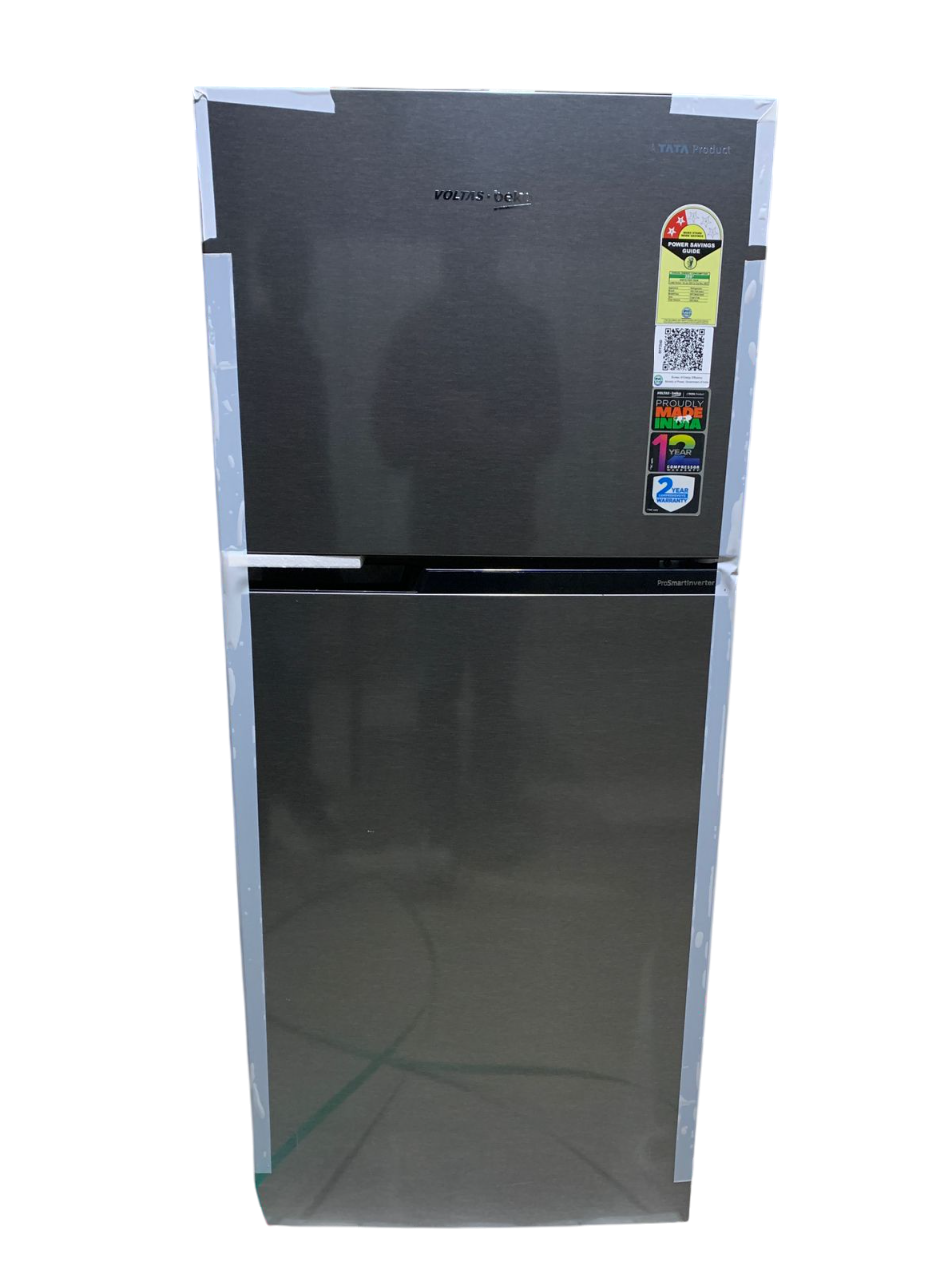 Voltas Beko by A Tata Product 245 L Double Door 2 Star Refrigerator  (Brushed Silver, RFF284D/WPV100RXID)