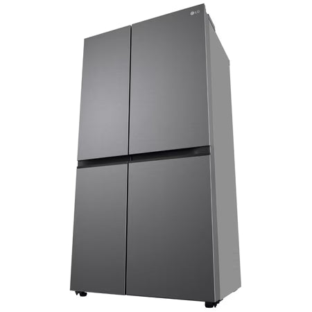 LG 650 Litres 3 Star Side-by-Side Convertible Refrigerator (GL-B257JDS3, Dazzle Steel)