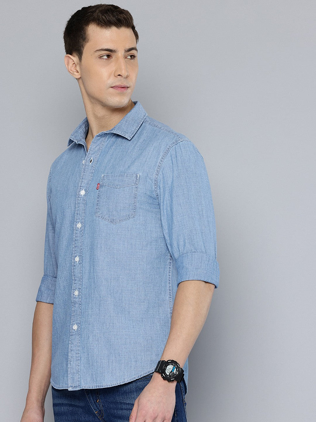 Men's Solid Regular Fit Shirt