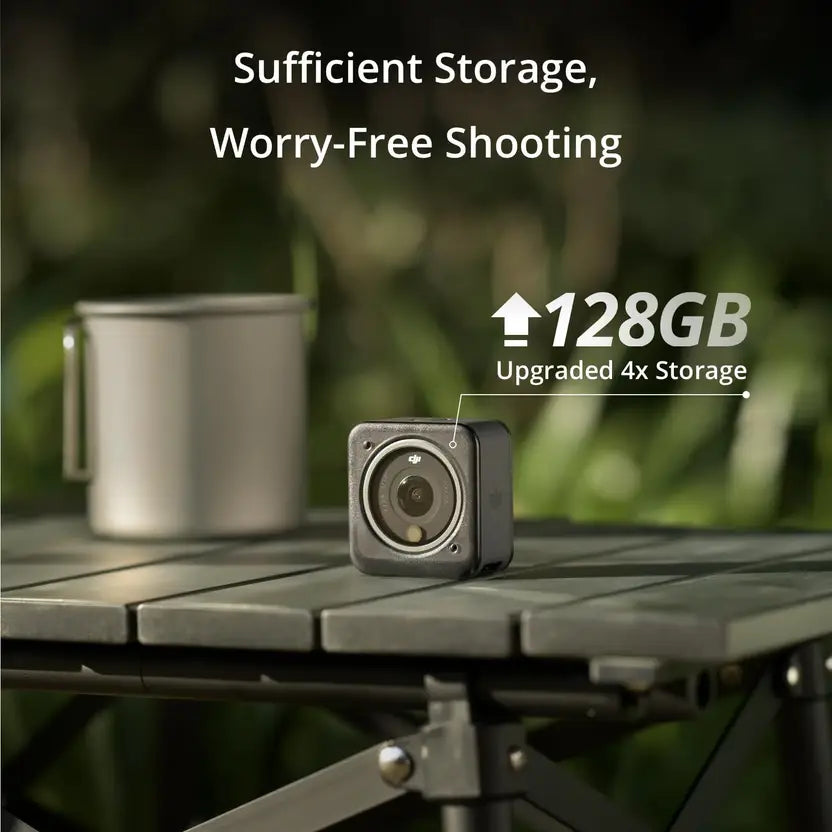 dji Action 2 Power Combo (128 GB) Sports and Action Camera  (Black, 12 MP)