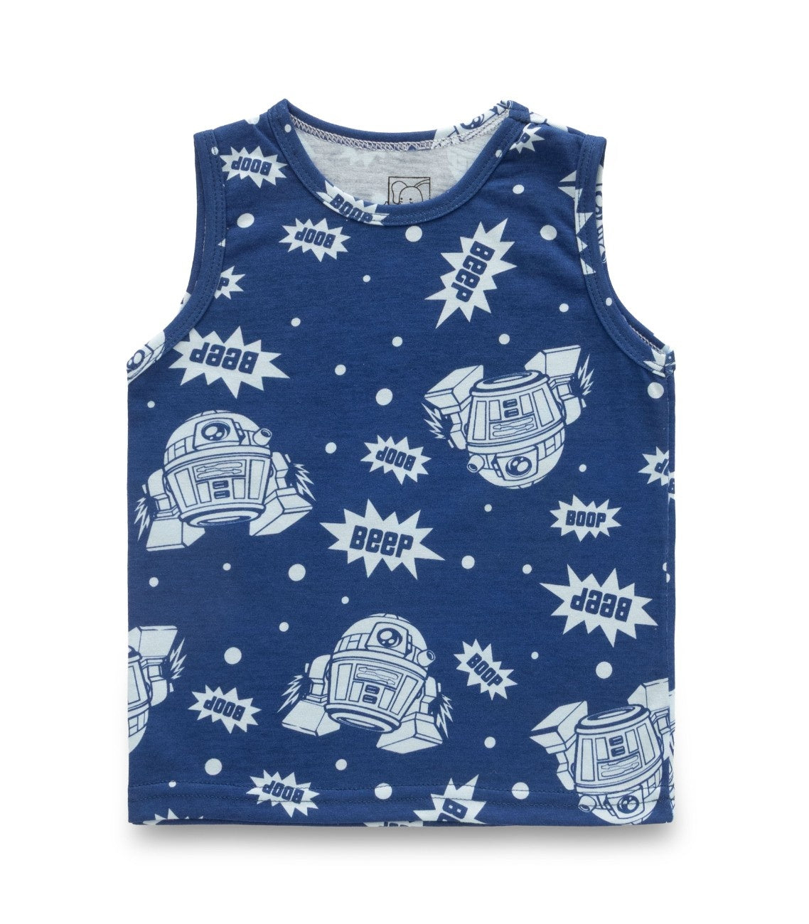 Alien Printed Blue Kids Clothing Set