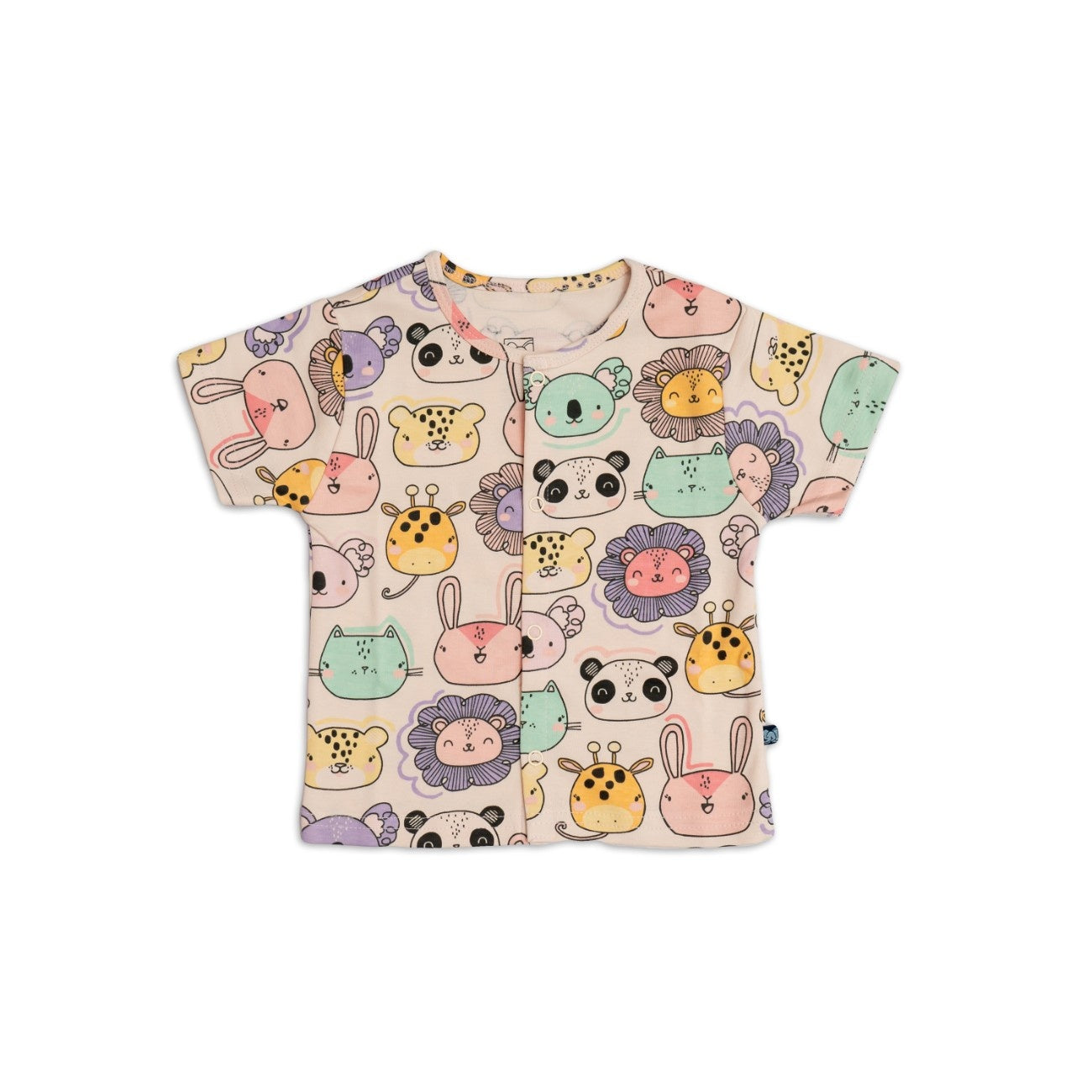 Animals Face Printed Baby Co-ord Set